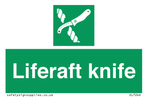 Liferaft knife