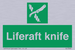 Liferaft knife