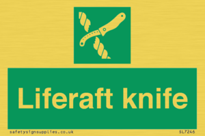 Liferaft knife