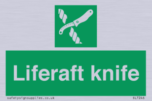 Liferaft knife