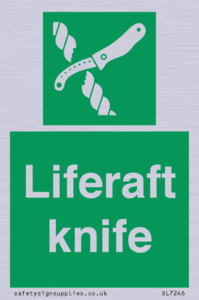 Liferaft knife