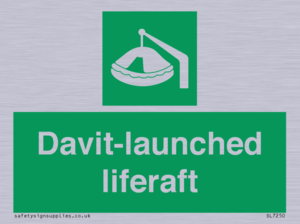Davit-launched liferaft