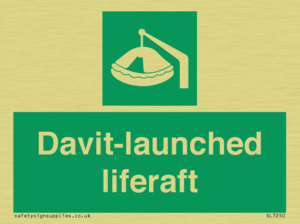 Davit-launched liferaft