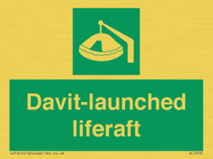 Davit-launched liferaft
