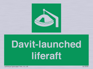 Davit-launched liferaft