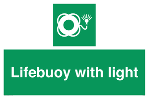 Lifebuoy with light