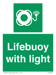 Lifebuoy with light