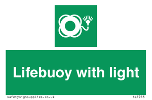 Lifebuoy with light