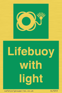 Lifebuoy with light