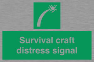 Survival craft distress signal