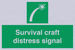Survival craft distress signal