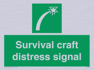 Survival craft distress signal