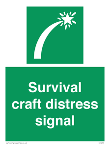Survival craft distress signal