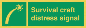 Survival craft distress signal