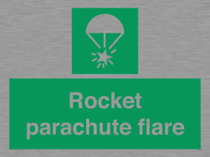 Rocket parachute flare