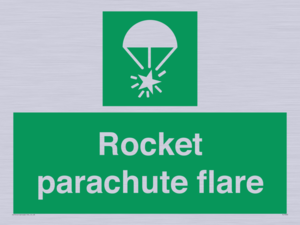 Rocket parachute flare