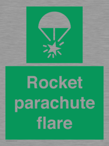 Rocket parachute flare