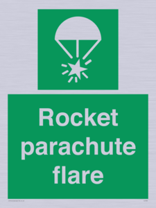 Rocket parachute flare