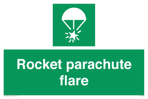 Rocket parachute flare