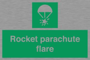 Rocket parachute flare