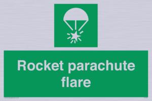 Rocket parachute flare
