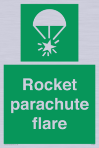 Rocket parachute flare
