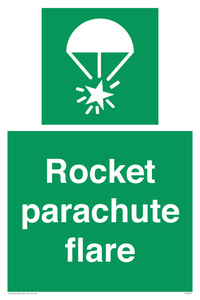 Rocket parachute flare