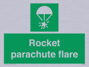 Rocket parachute flare