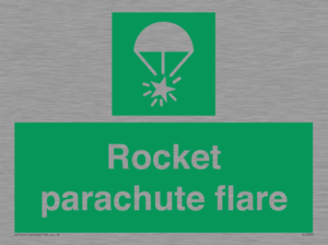 Rocket parachute flare