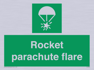 Rocket parachute flare