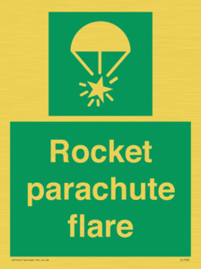 Rocket parachute flare