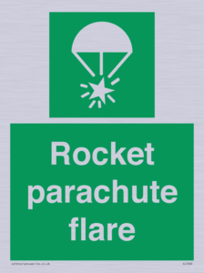 Rocket parachute flare