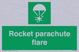 Rocket parachute flare