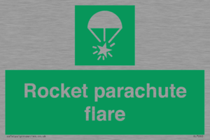 Rocket parachute flare