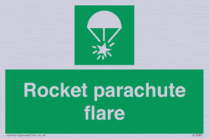 Rocket parachute flare