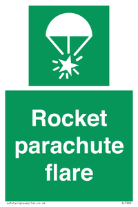 Rocket parachute flare