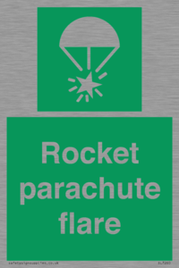 Rocket parachute flare