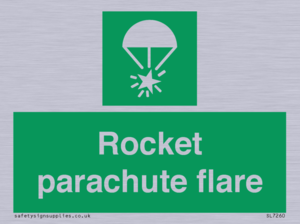Rocket parachute flare