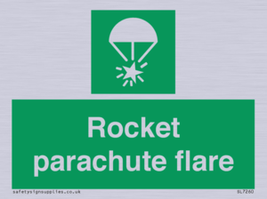 Rocket parachute flare
