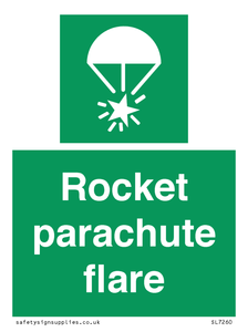 Rocket parachute flare