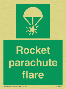 Rocket parachute flare