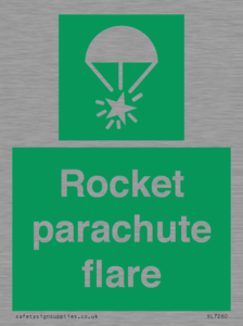 Rocket parachute flare
