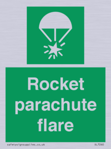 Rocket parachute flare