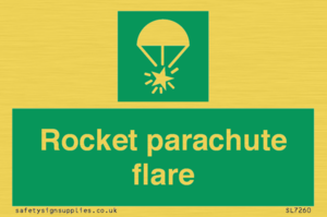 Rocket parachute flare
