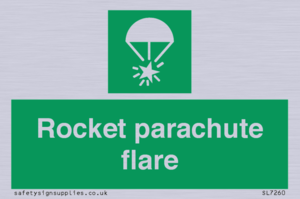 Rocket parachute flare