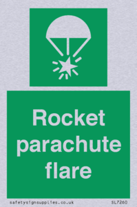 Rocket parachute flare