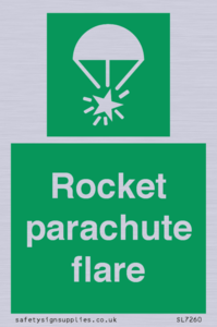 Rocket parachute flare