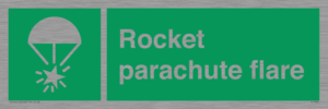 Rocket parachute flare
