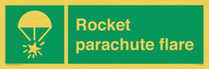 Rocket parachute flare