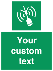 Custom sign safe condition Emergency position beacon